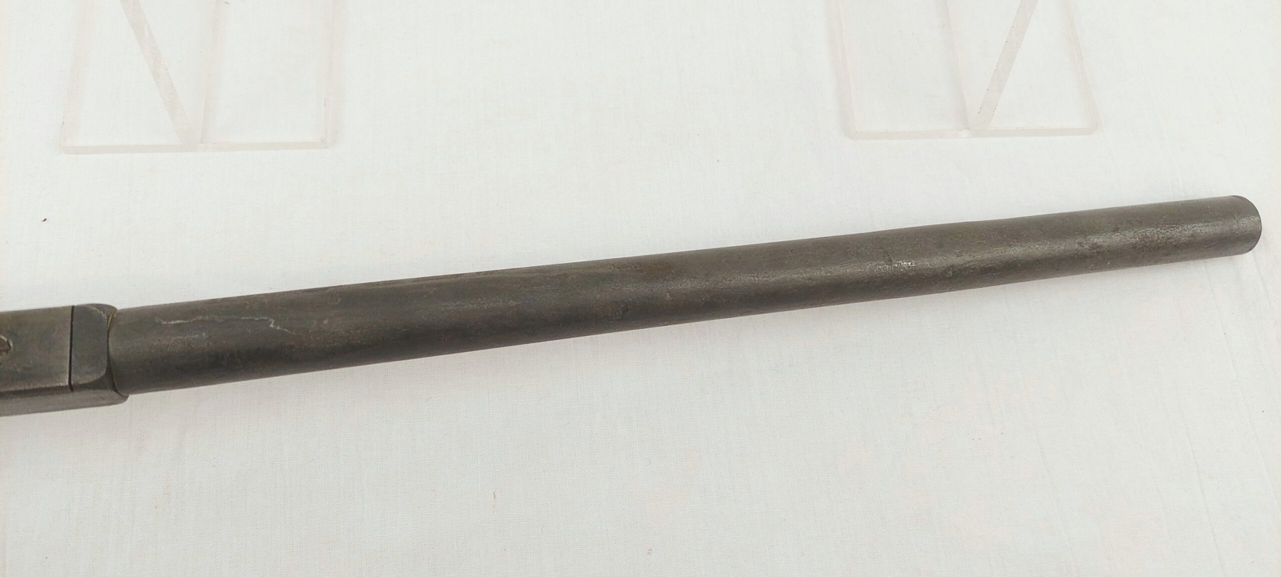 Rare Mid 19th Century Percussion Boxlock Under-Hammer Long Barrelled Pistol - Image 5