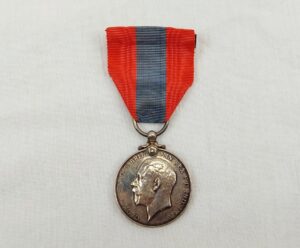 Silver Imperial Service Medal George V Coinage Head 1920 1931