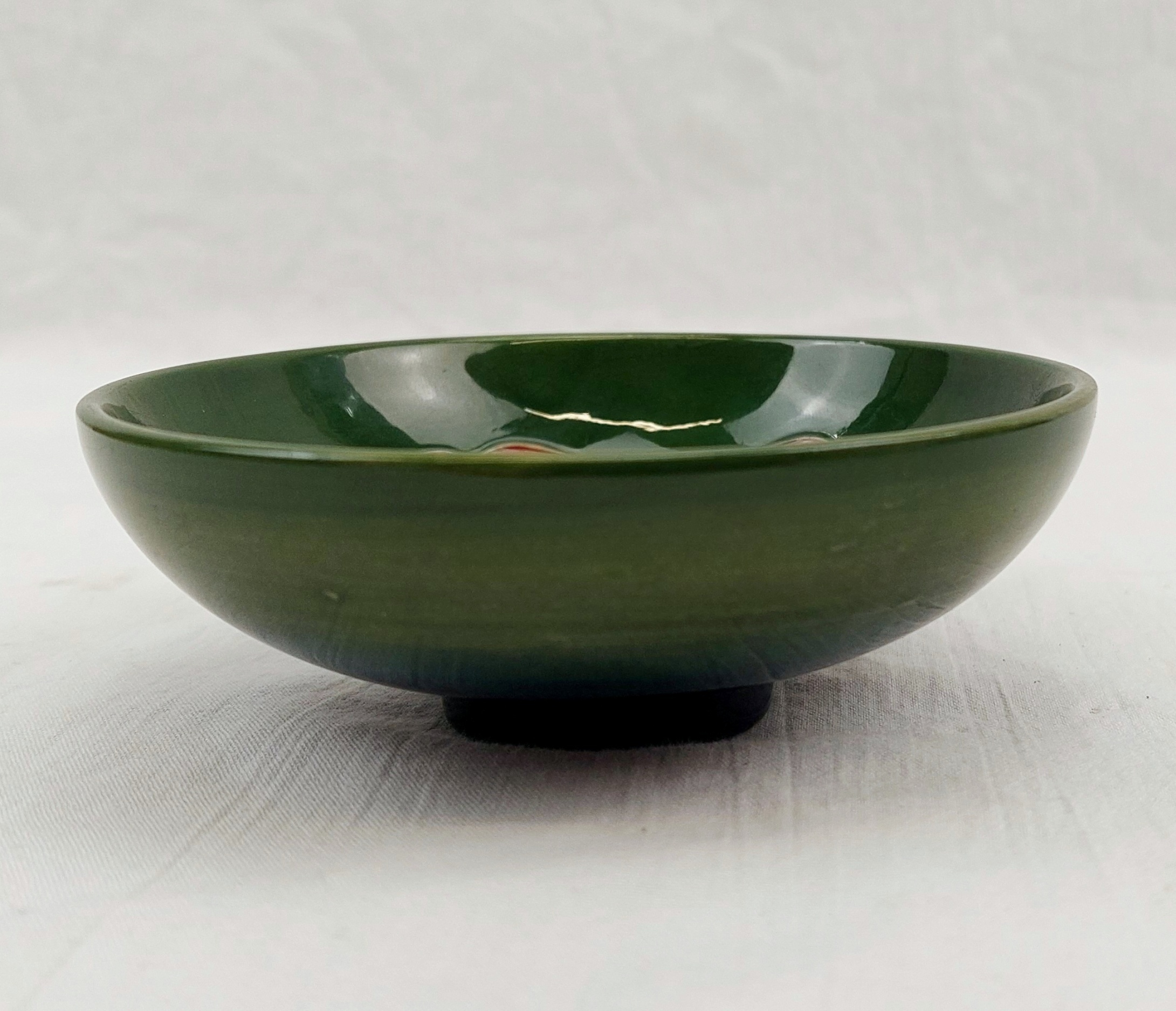 Small Moorcroft Magnolia Pattern Footed Bowl - Image 4