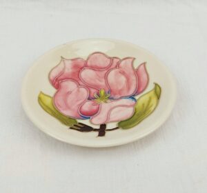 Small Moorcroft Magnolia Pattern Pin Dish