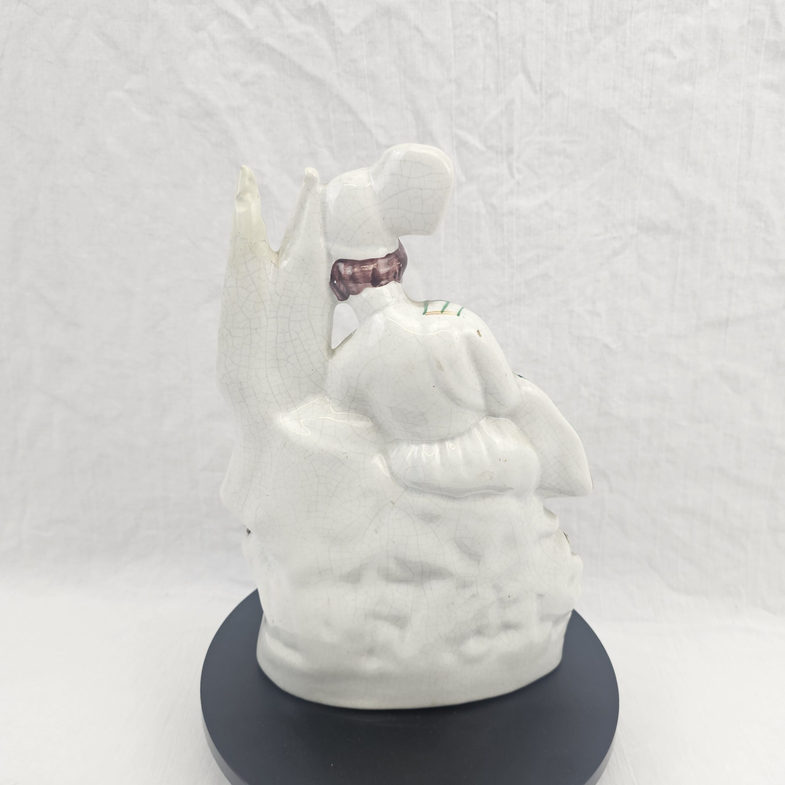 Victorian Staffordshire Flatback Figure of a Sleeping Soldier - 'The Soldier's Dream', c.1856–1865 - Image 3