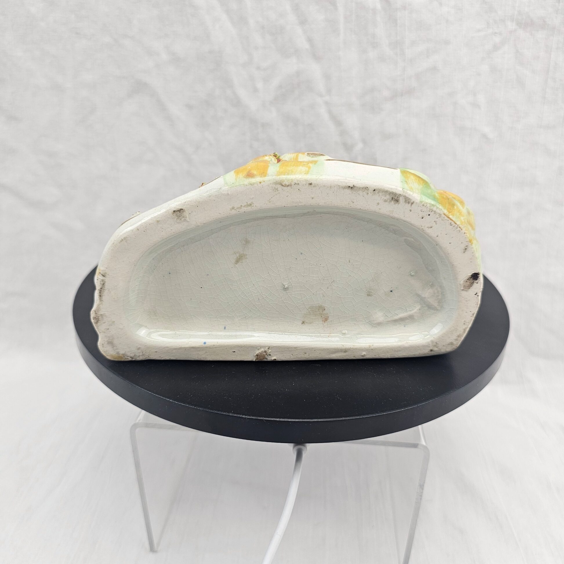 Victorian Staffordshire Pottery 'Neighbours' Pastille Burner, c.1840–1860 - Image 6