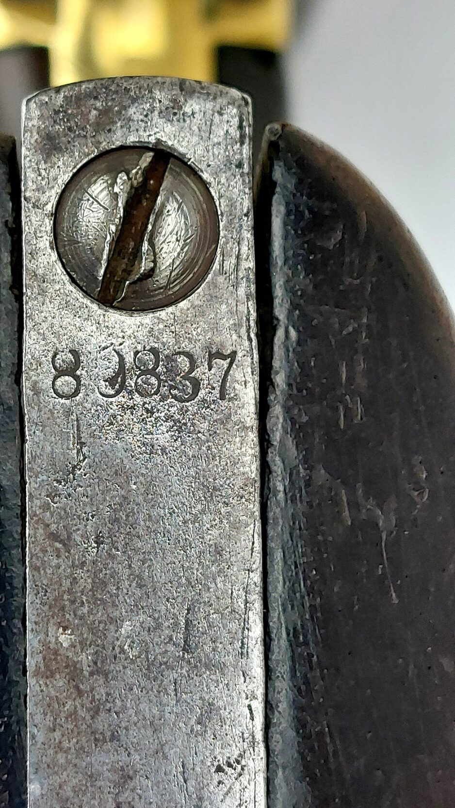 US, Civil War, Early Colt Model 1860 Army .44 Revolver (c.1863) with Complete Belt Rig: Eagle Plate, Holster, Model 1850 Cap Pouch, Accessory Pouch and Shoulder Support Strap, Serial No. 89837, Obsolete Calibre - Image 22