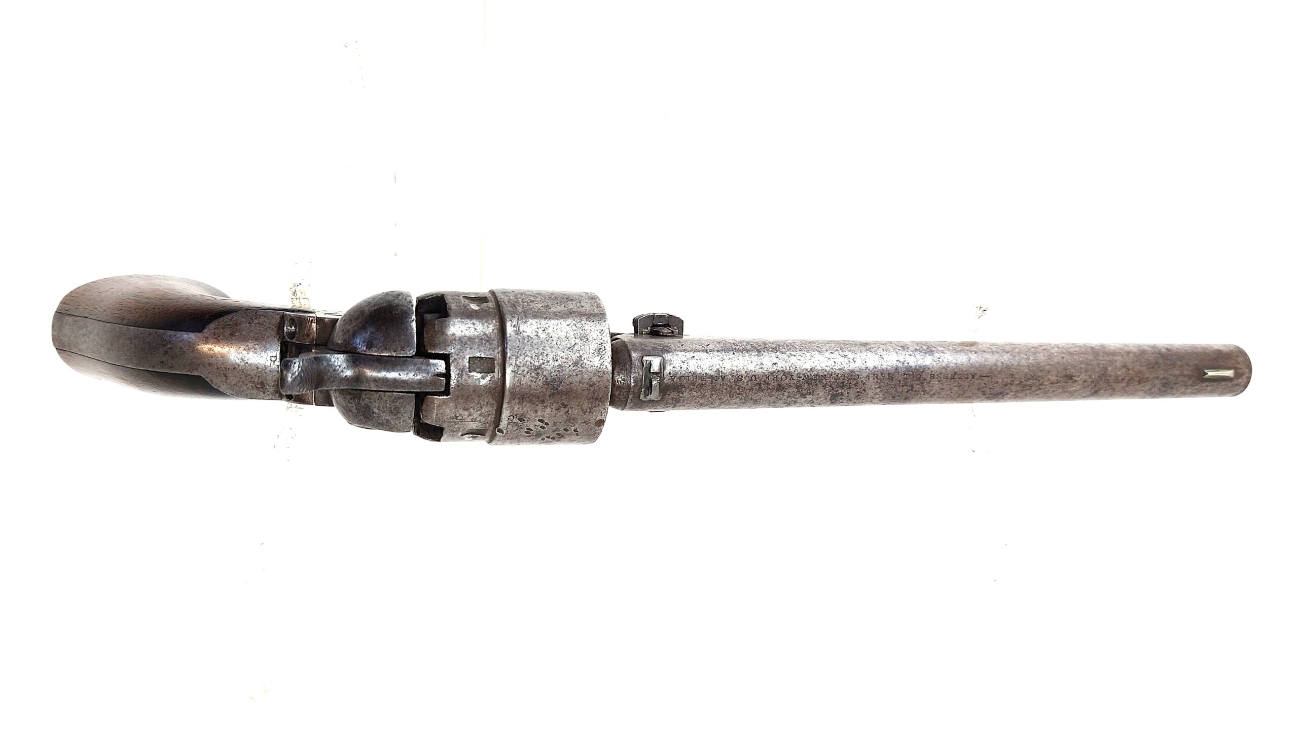 US, Civil War, Early Colt Model 1860 Army .44 Revolver (c.1863) with Complete Belt Rig: Eagle Plate, Holster, Model 1850 Cap Pouch, Accessory Pouch and Shoulder Support Strap, Serial No. 89837, Obsolete Calibre - Image 7