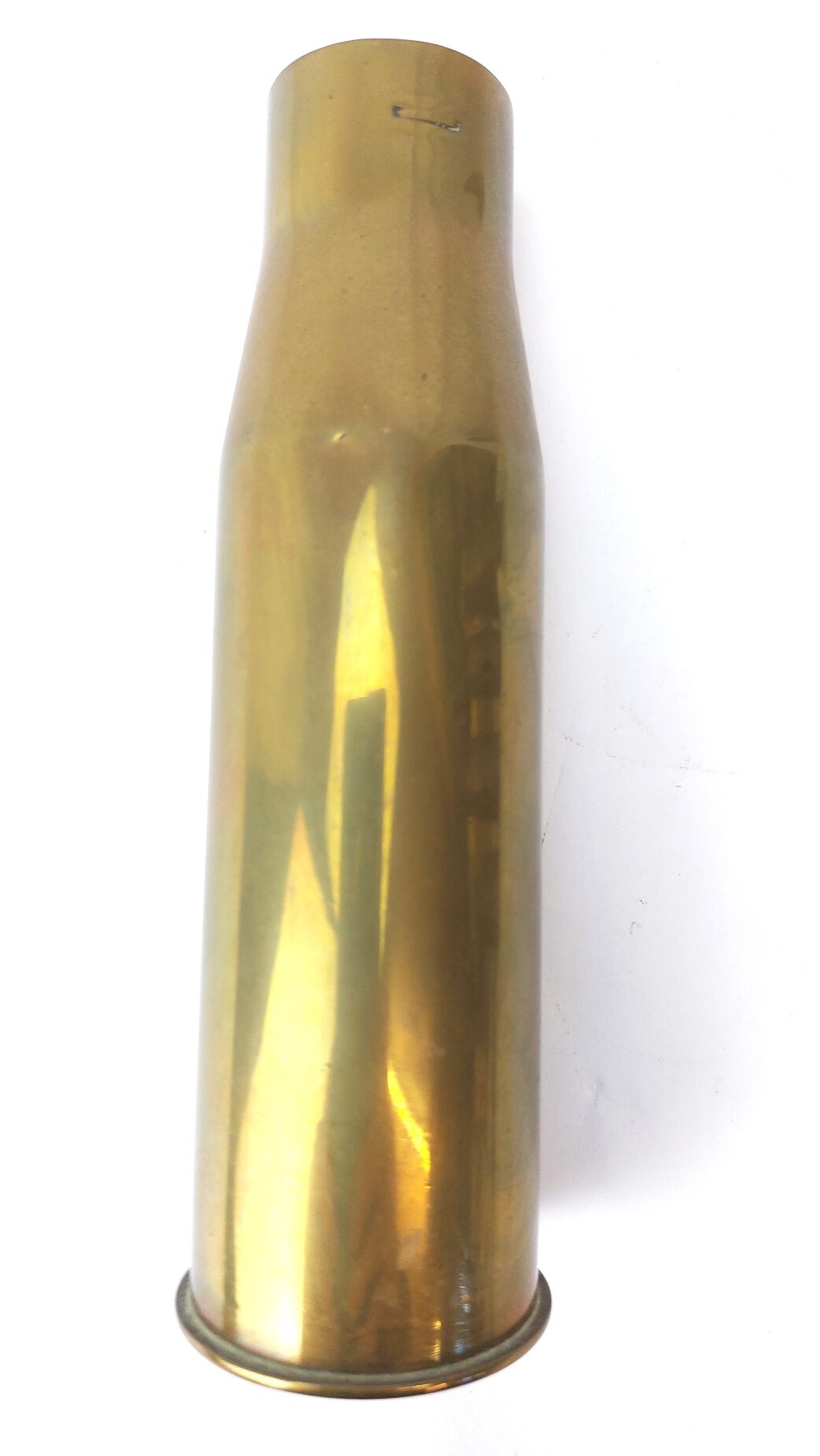 US, Pre-Early WWII Era, Experimental 37mm Anti-Aircraft Gun M2 Brass Shell Case – American Armament Corp – Winchester Primer - Image 2