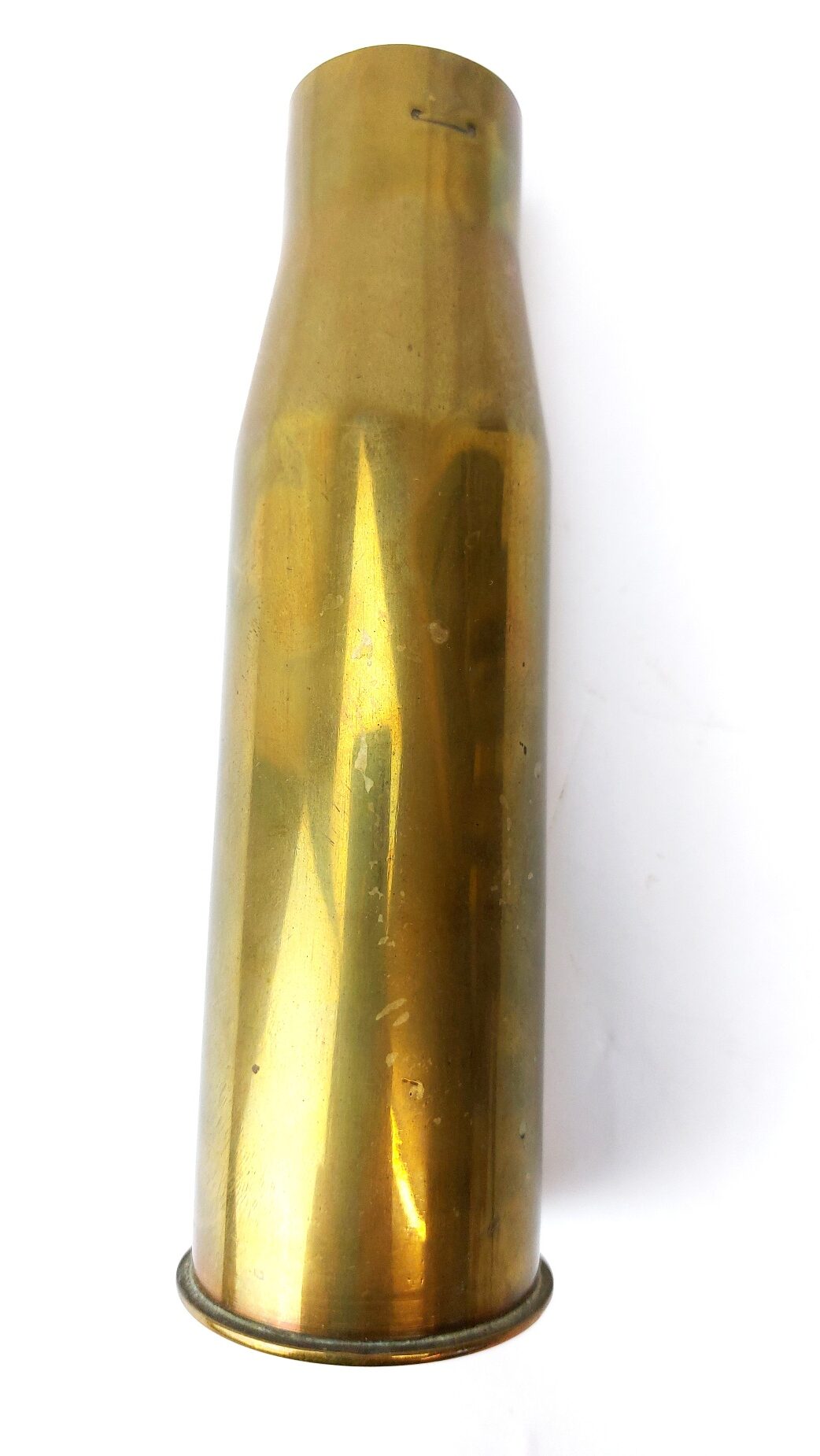 US, Pre-Early WWII Era, Experimental 37mm Anti-Aircraft Gun M2 Brass Shell Case – American Armament Corp – Winchester Primer - Image 3