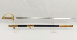 Victorian 1827 Pattern Royal Navy Officers Sword And Scabbard By J Starkey