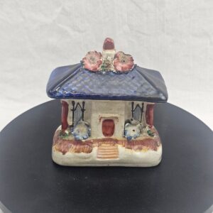 Early 19th Century Staffordshire Pottery Cottage Pastille Burner, c.1820–1840