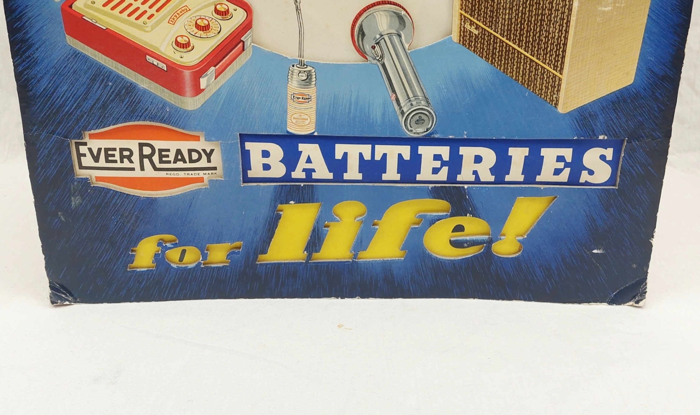 Vintage Ever Ready Card Shop Advertising Display Lamp Shade - Image 8