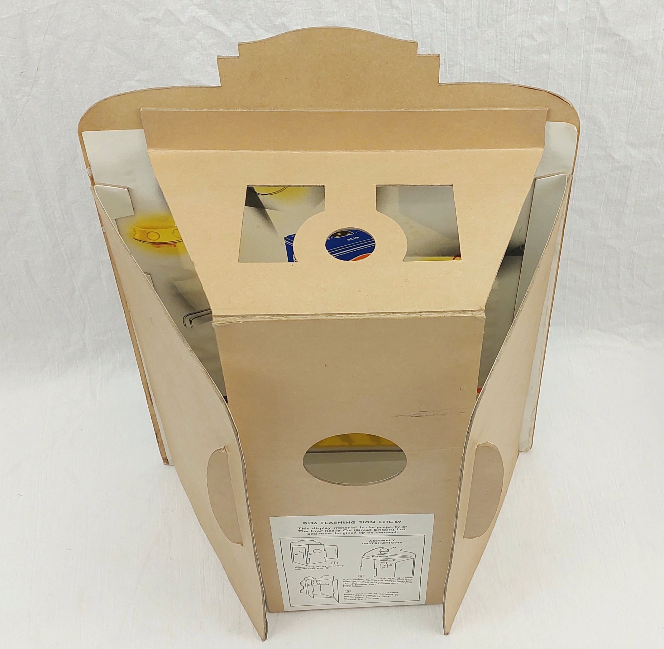 Vintage Ever Ready Card Shop Advertising Display Lamp Shade - Image 12