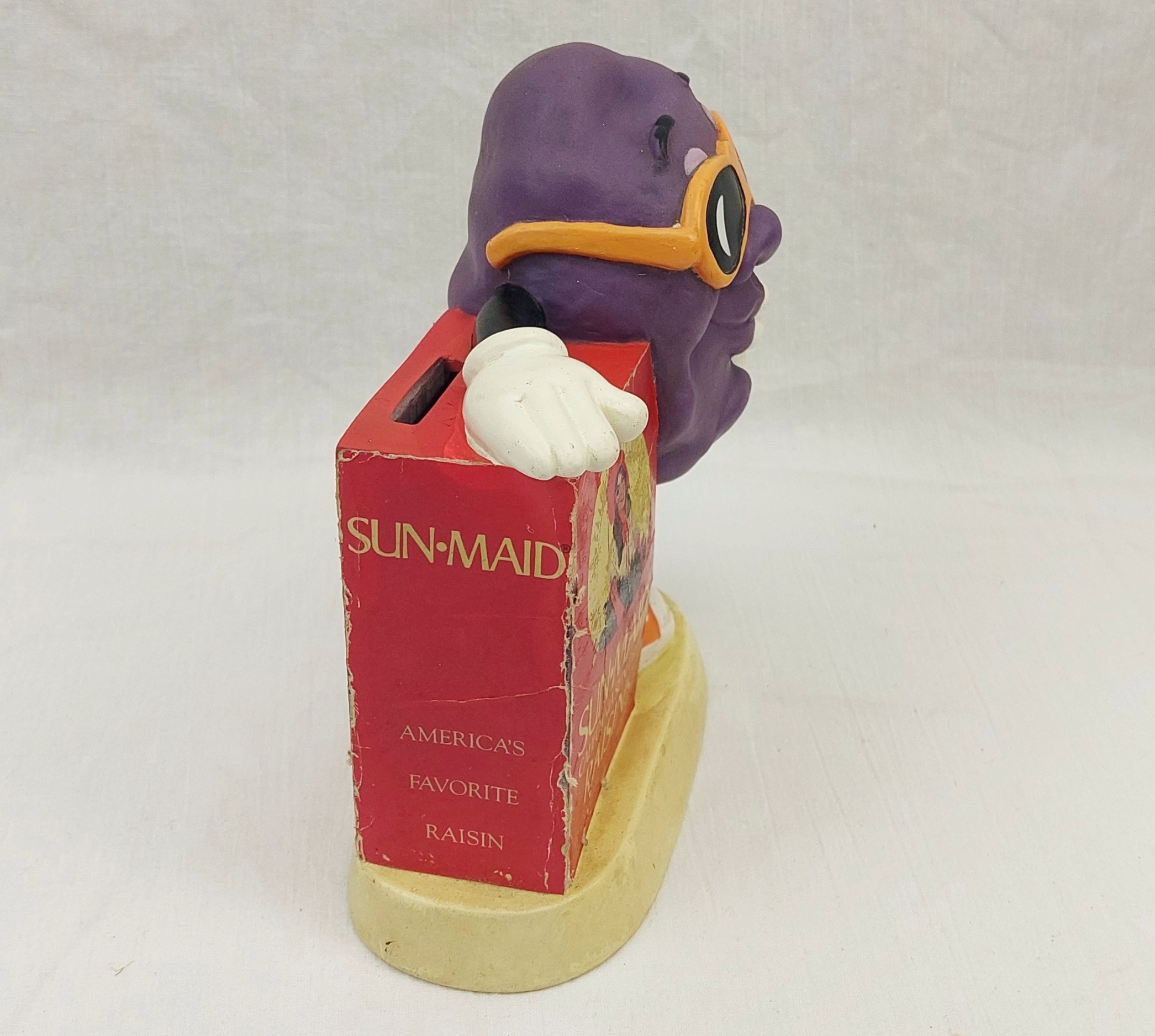Vintage Sun-Maid Raisins Plastic Money Box - Image 3