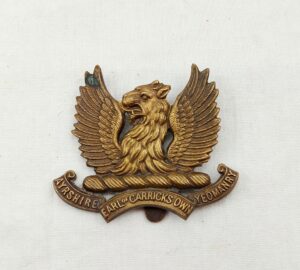 WW1 Ayrshire Earl Of Carricks Own Yeomanry Cap Badge