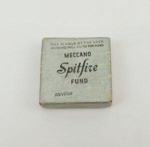 WW2 Meccano Spitfire Fundraising Box