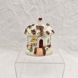 c1860 Victorian Staffordshire Cottage Pastille Burner
