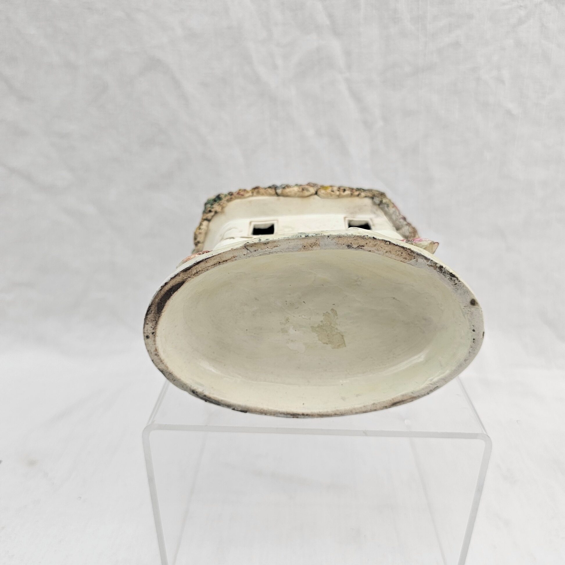 c1860 Victorian Staffordshire Cottage Pastille Burner - Image 8