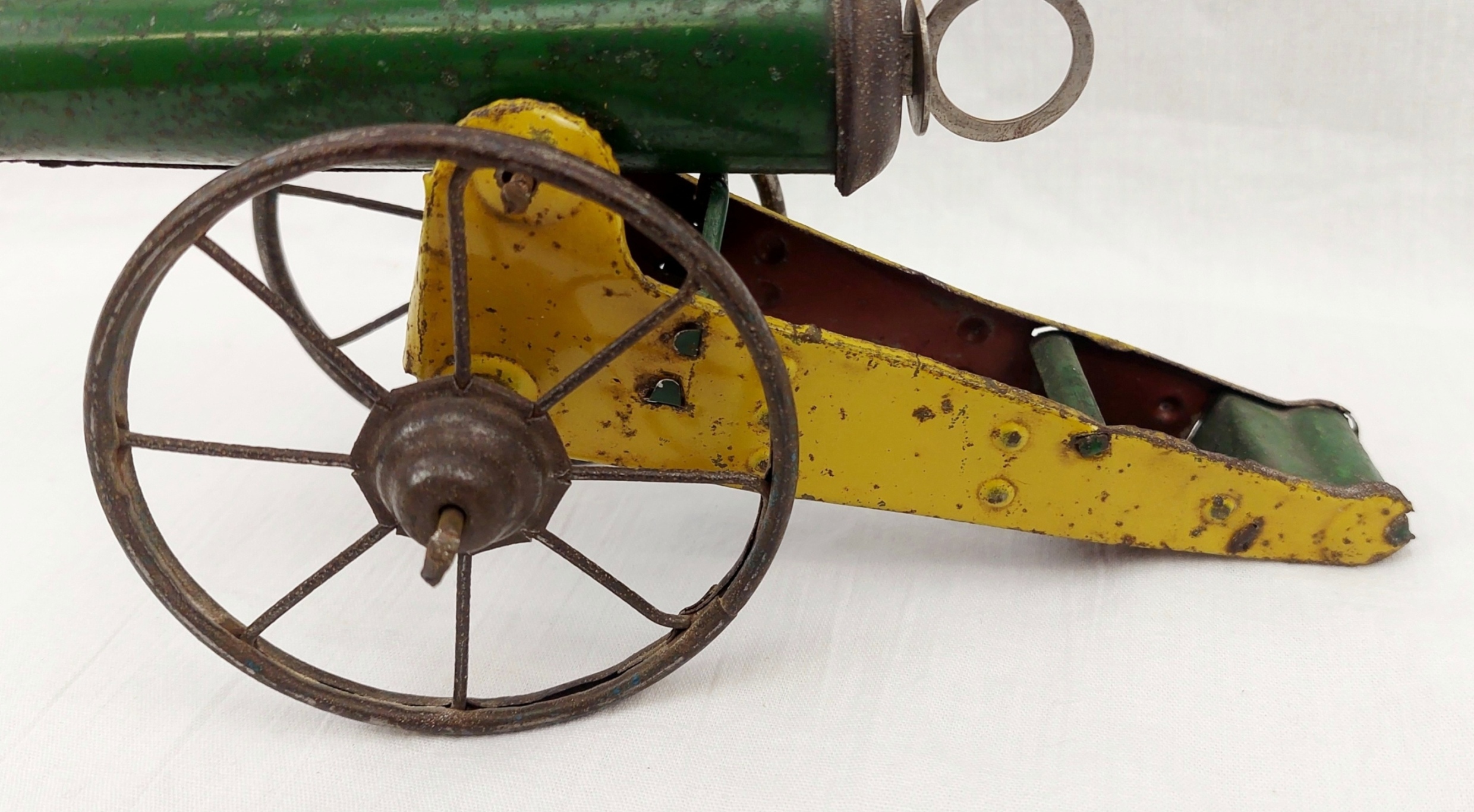c1910 Pull Sprung Tinplate Cannon - Image 5