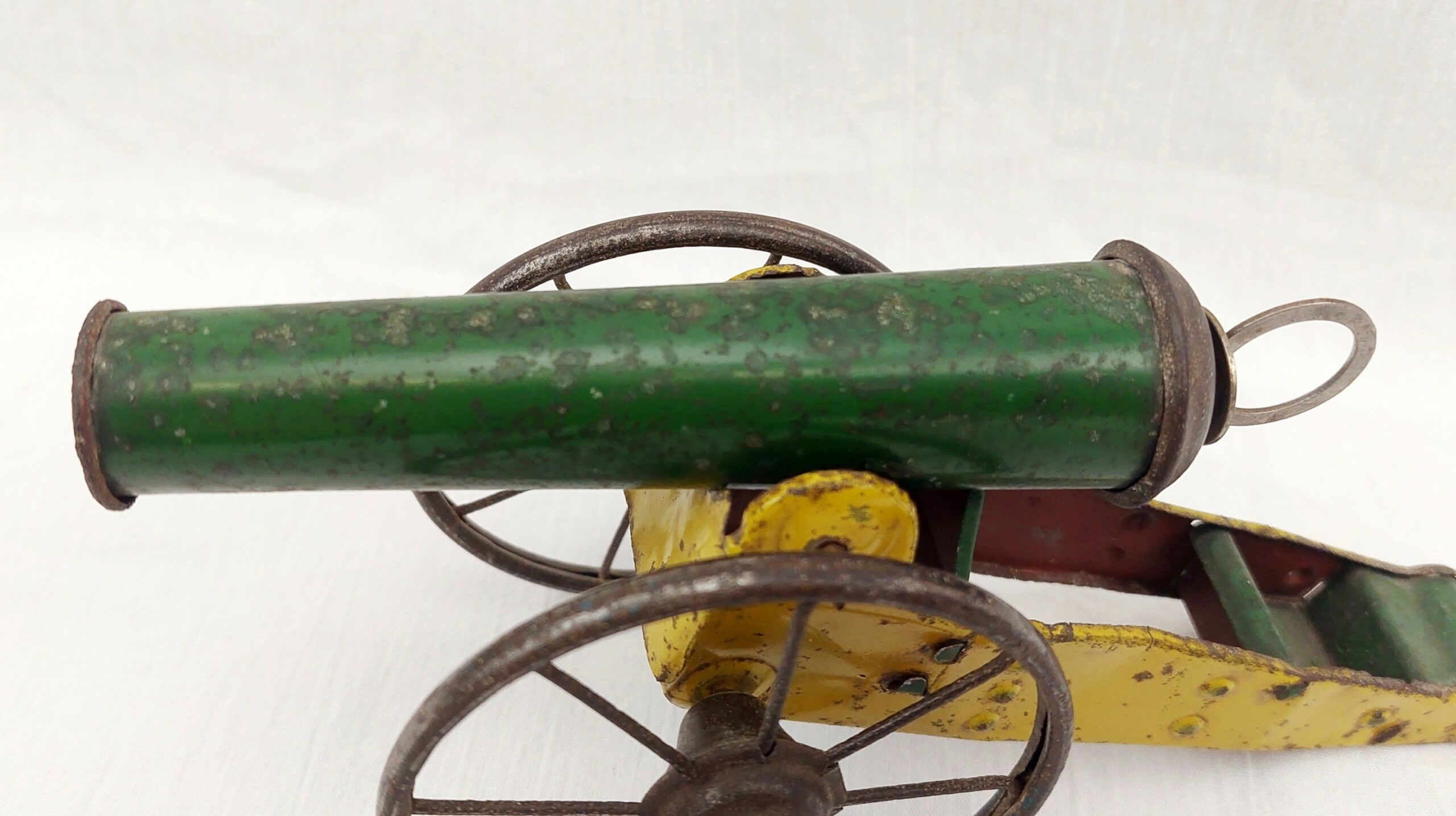 c1910 Pull Sprung Tinplate Cannon - Image 3