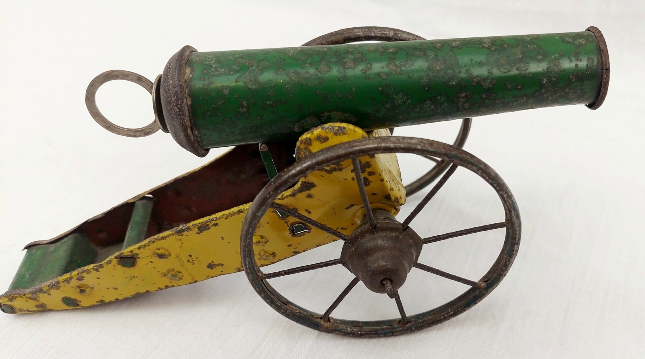c1910 Pull Sprung Tinplate Cannon - Image 2