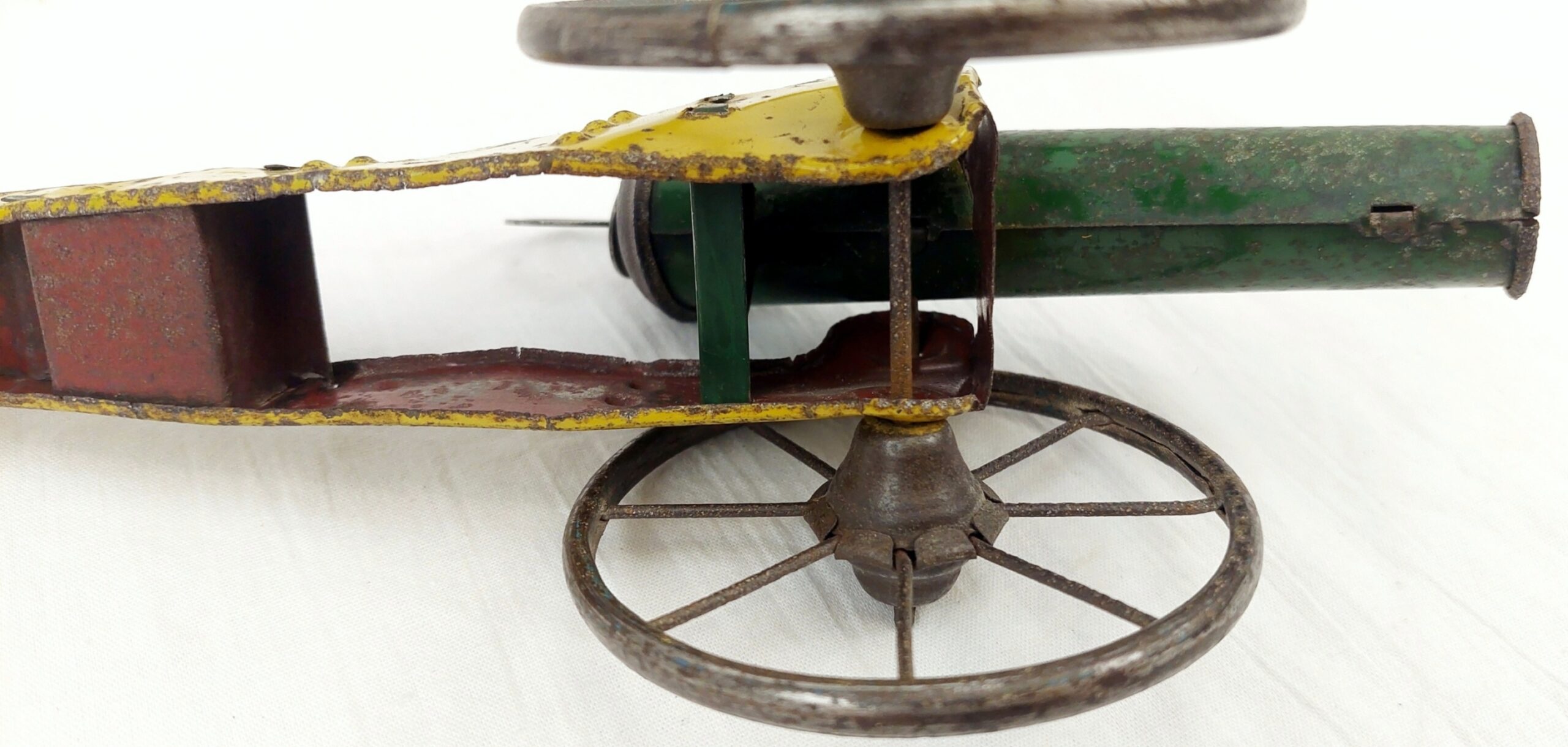 c1910 Pull Sprung Tinplate Cannon - Image 7