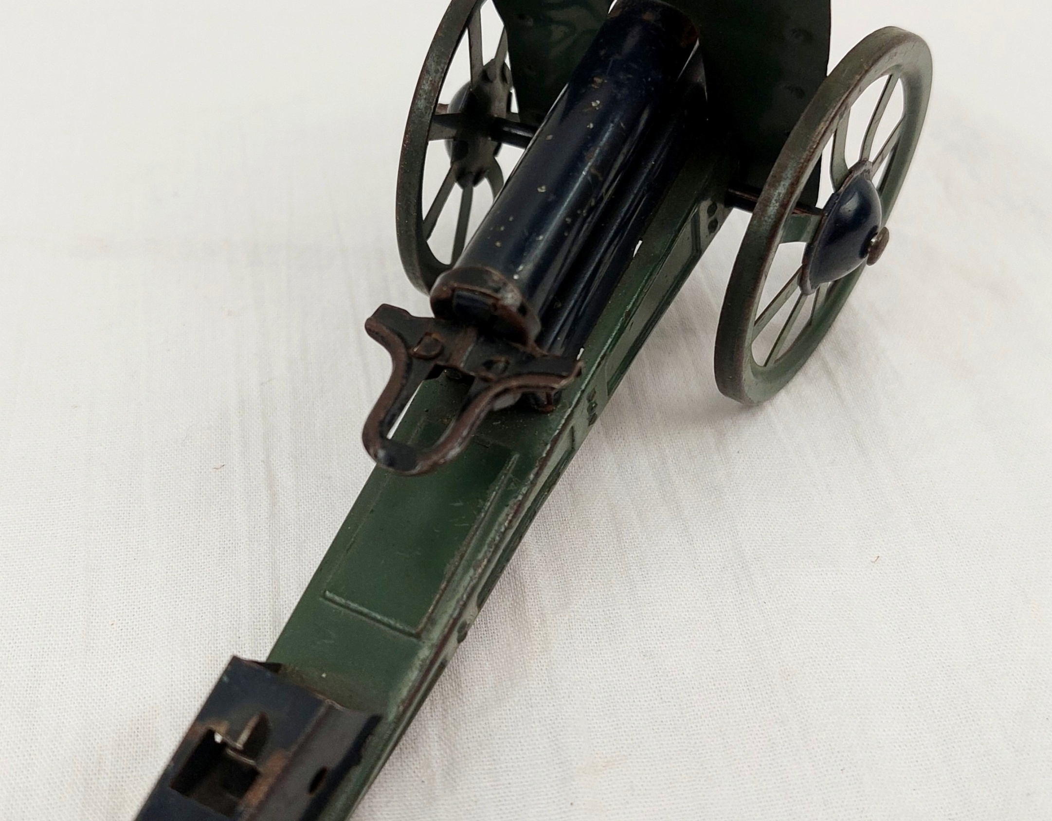 c1930s Tinplate Howitzer Toy - Image 4