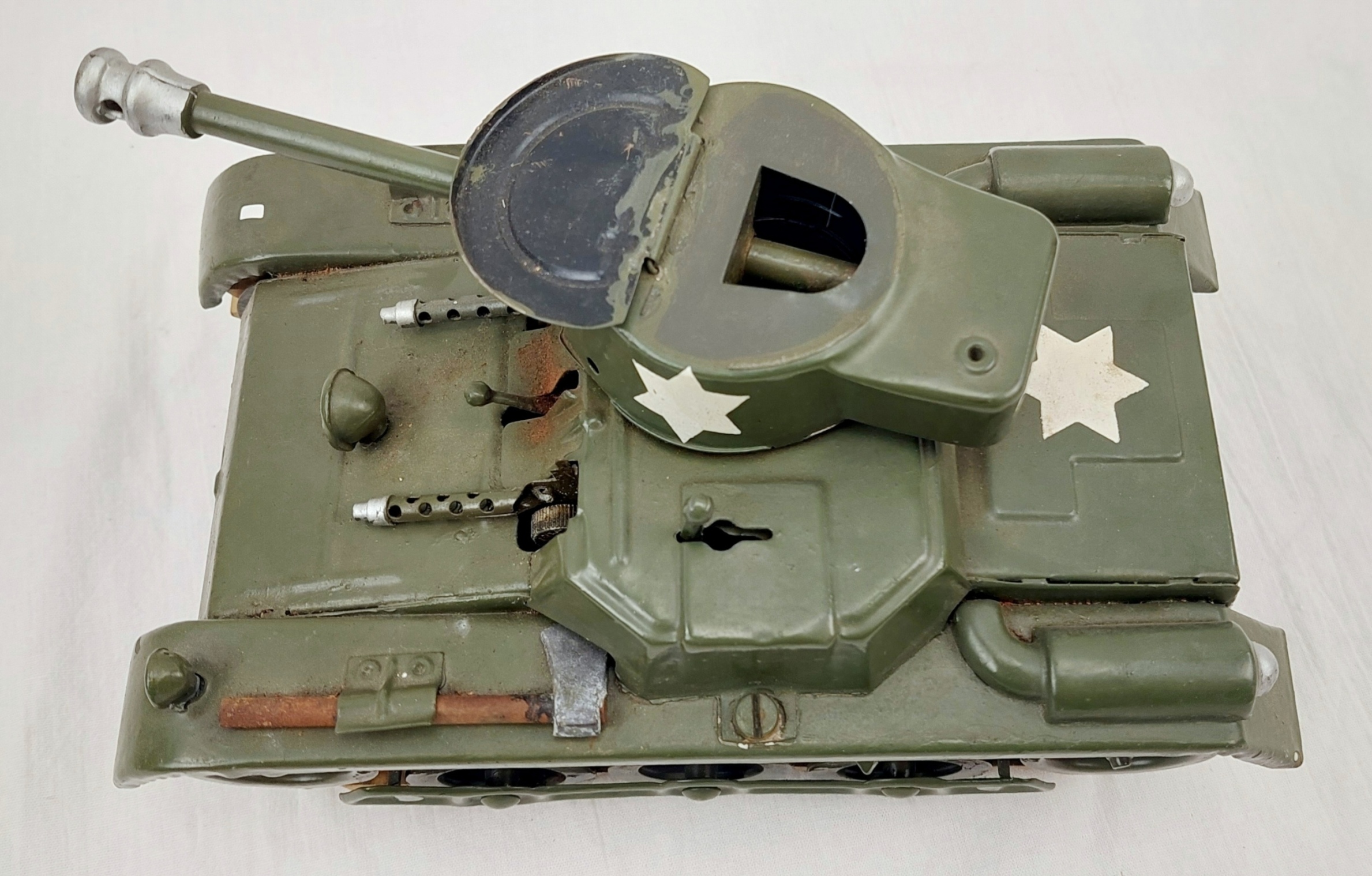 c1950 Gama Of Germany Tinplate American Tank - Image 5