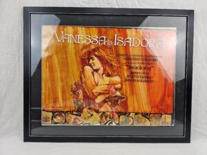 Original Poster Graphic Artwork For 1968 Movie Isadora By Renato Fratini