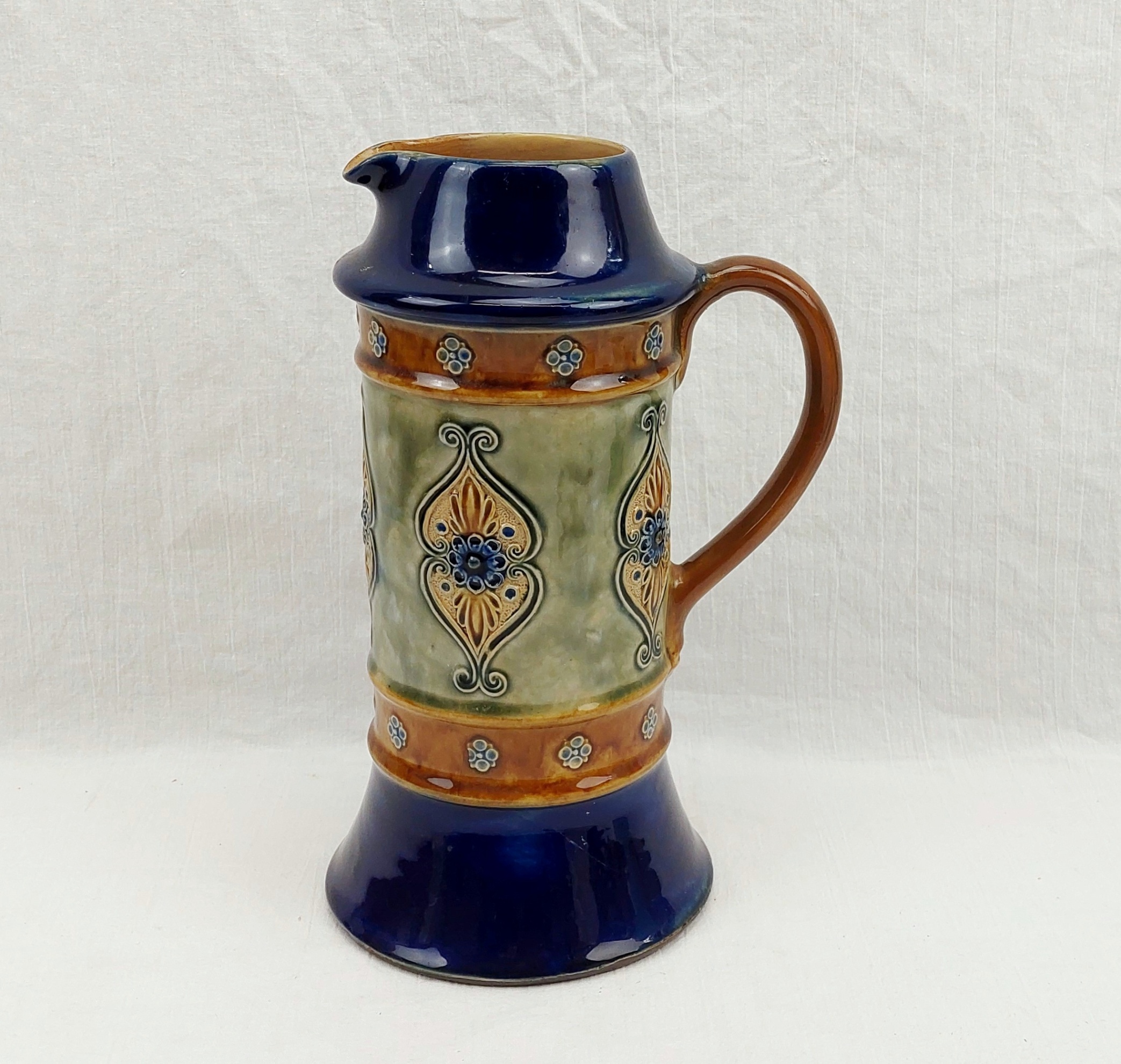 Royal Doulton W. T. Lamb And Sons Christmas 1912 Stoneware Jug