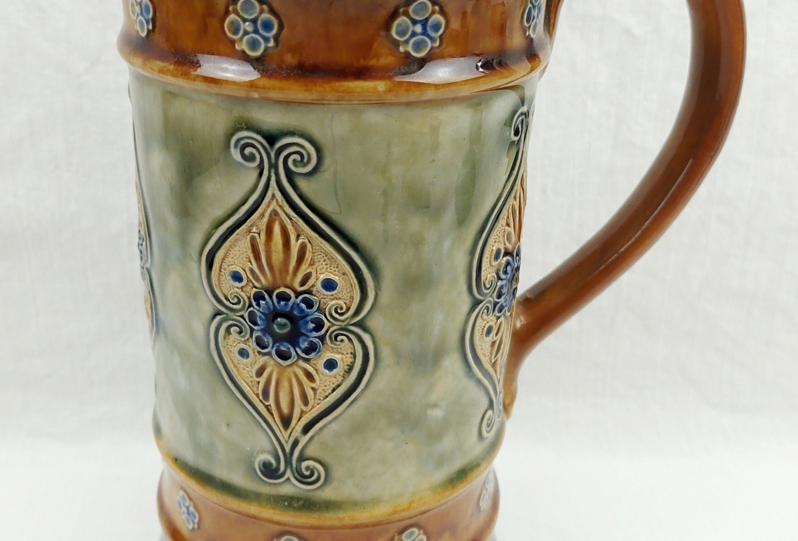 Royal Doulton W. T. Lamb And Sons Christmas 1912 Stoneware Jug - Image 5