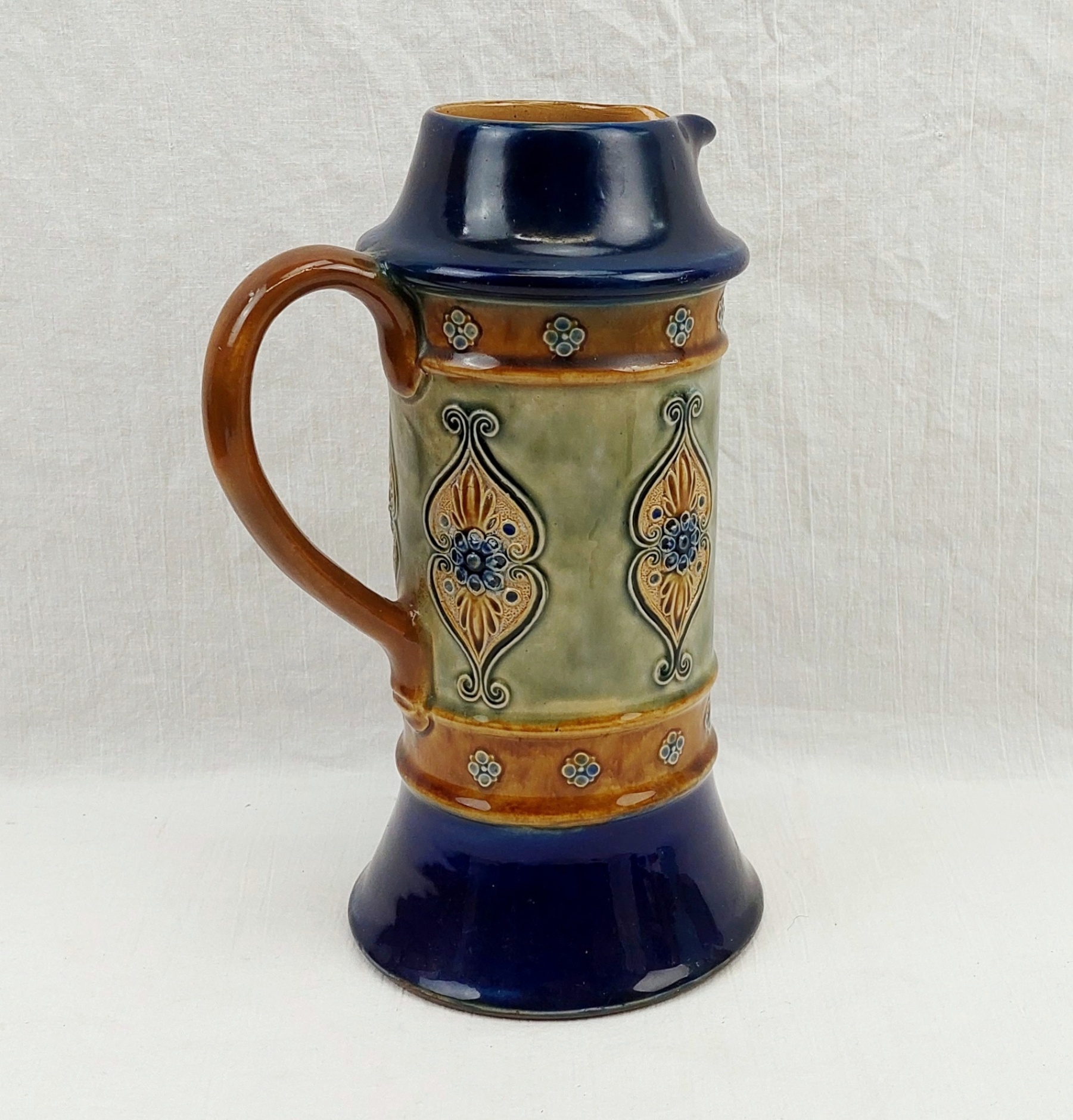 Royal Doulton W. T. Lamb And Sons Christmas 1912 Stoneware Jug - Image 2