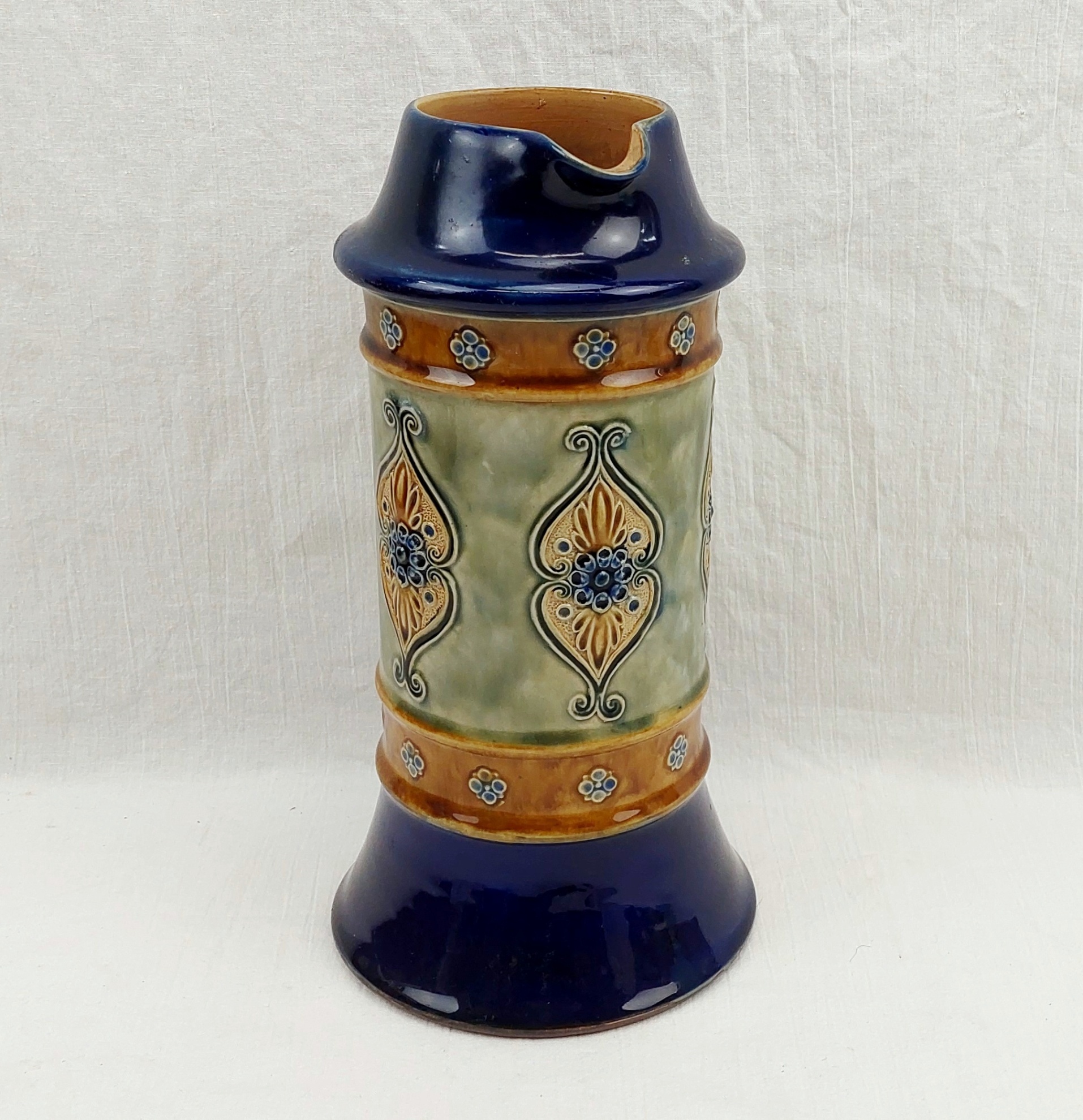 Royal Doulton W. T. Lamb And Sons Christmas 1912 Stoneware Jug - Image 3