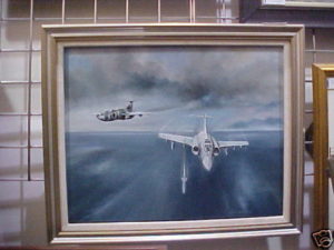 Jon Westwood Original Oil On Canvas Buccaneer Territory